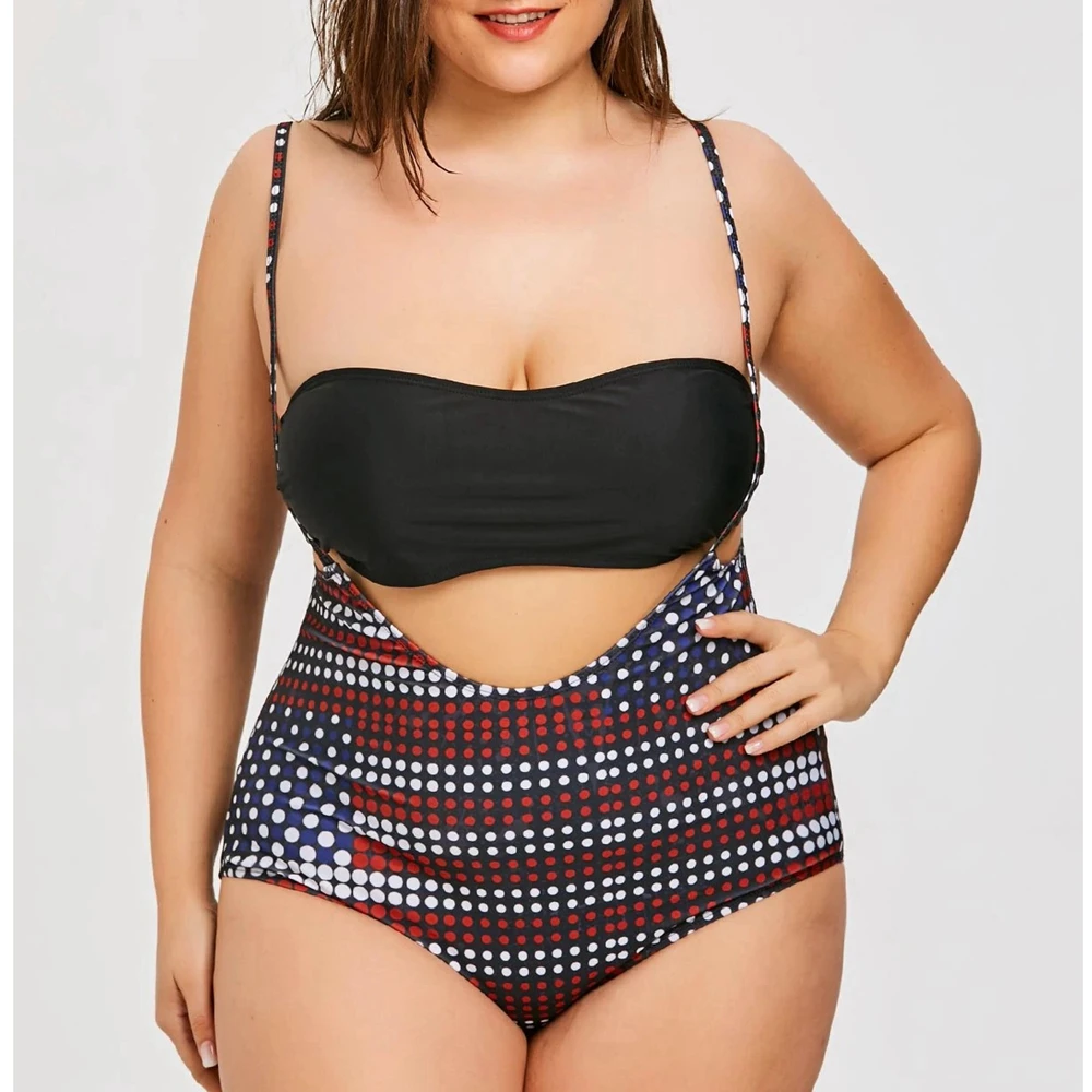 Plus size swimsuit women3