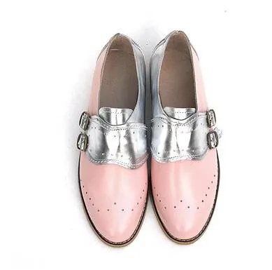 Всесезонная обувь для женщин высококачественные женские туфли-оксфорды из коровьей кожи женские туфли-броги на плоской подошве 13 цветов