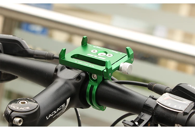 Металлическая GUB Регулируемая универсальная велосипедная подставка для телефона для 3,5-6,2 дюймового смартфона, алюминиевый держатель для руля велосипеда