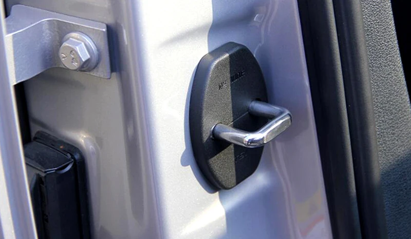 Автомобильный Дверной замок с пряжкой, защитный чехол, декоративное покрытие, автомобильный Стайлинг для Skoda Karop Kodiaq, автомобильные аксессуары