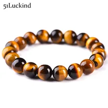 Clássico de pedra natural contas tiger eye pulseira 4 tamanho feito à mão dos homens buda braclet para yoga meditação braçadeira jóias homme