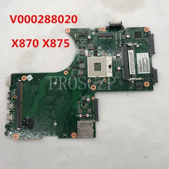 

Free shipping For X870 X875 Laptop Motherboard V000288020 6050A2493501 6050A2493501-MB-A02 HM76 HD4000 DDR3 100%Tested