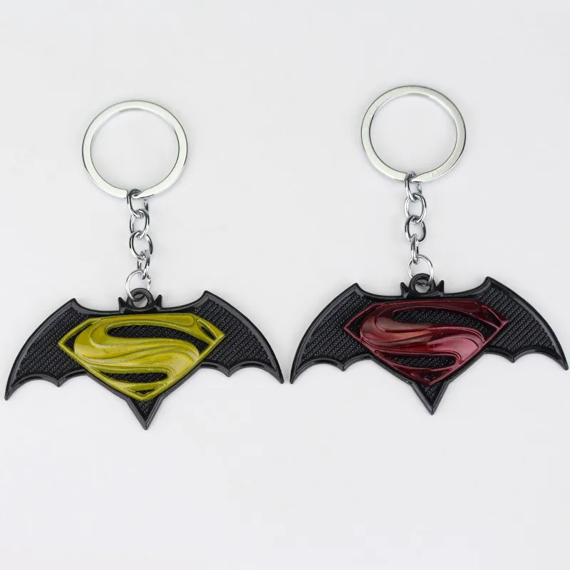 DC Comics мститель Фильм Супермен брелок с Бэтменом брелок Porte clef брелок подарок для мужчин и женщин Сувенирный брелок для ключей