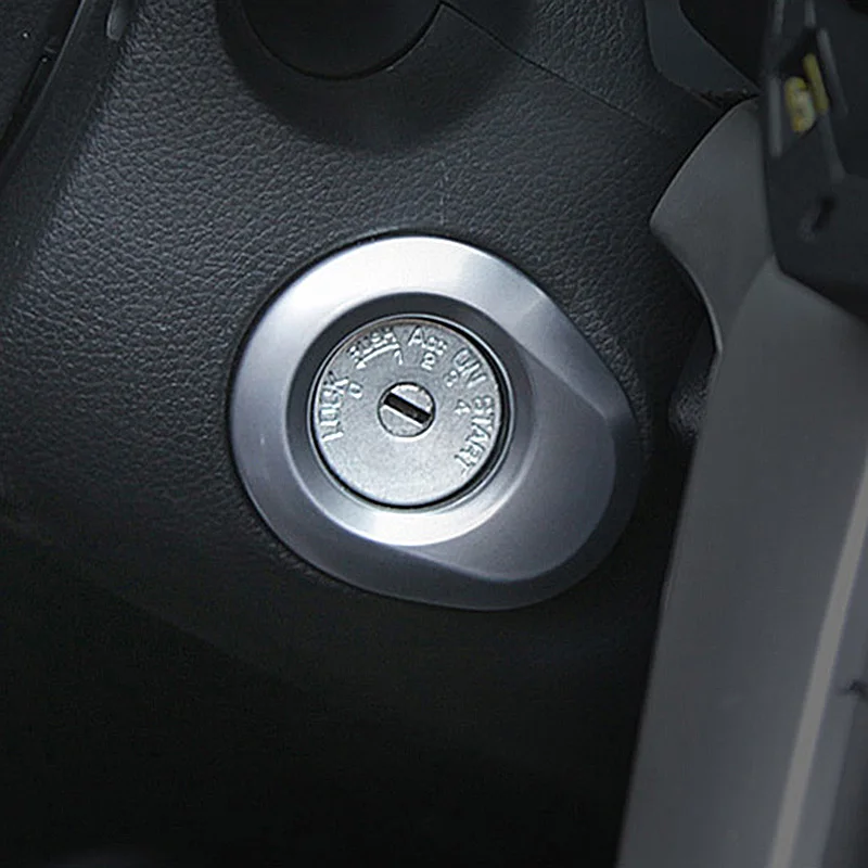 

For Nissan Qashqai J10 2008 2009 2010 2011 2012 Matte Silver Key Start System Ignition Igniter Ring Trim Car Styling Accessories