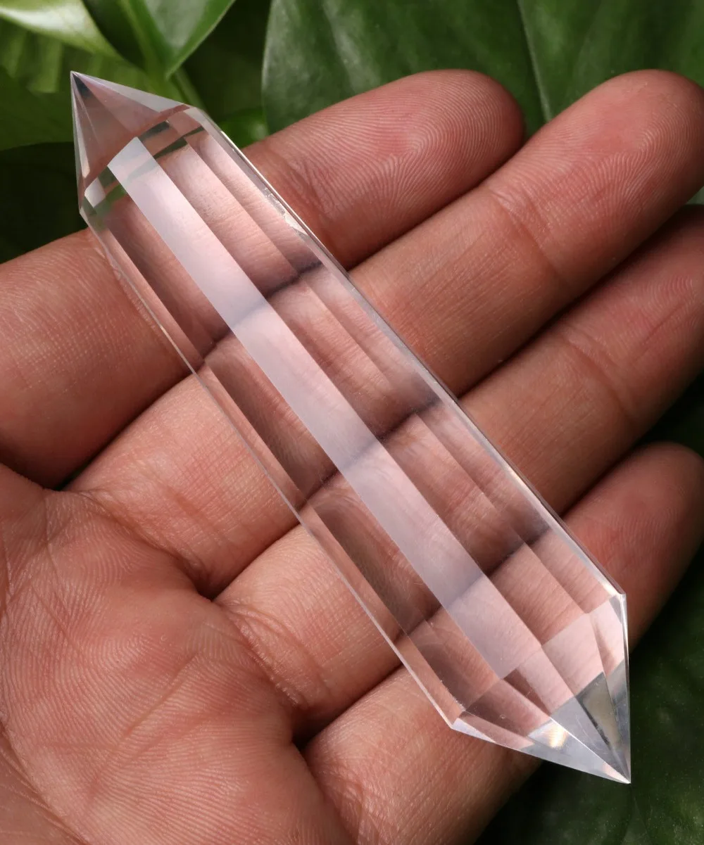 59g Natural Clear Vogel Style Quartz Crystal 12 Sided Dt Point Superb
