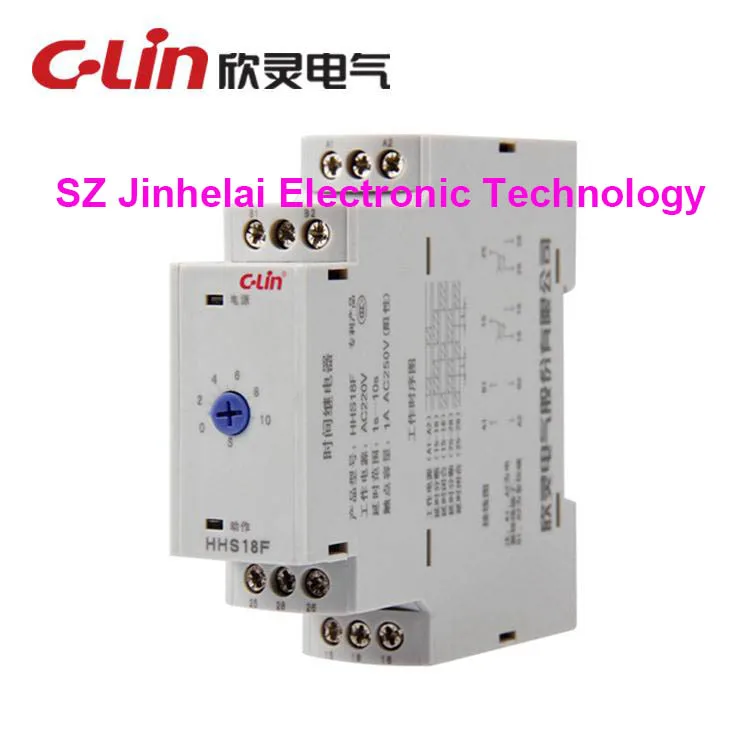 

100%New and original HHS18F C-Lin Multi-function time relay AC220V, 5s 10s