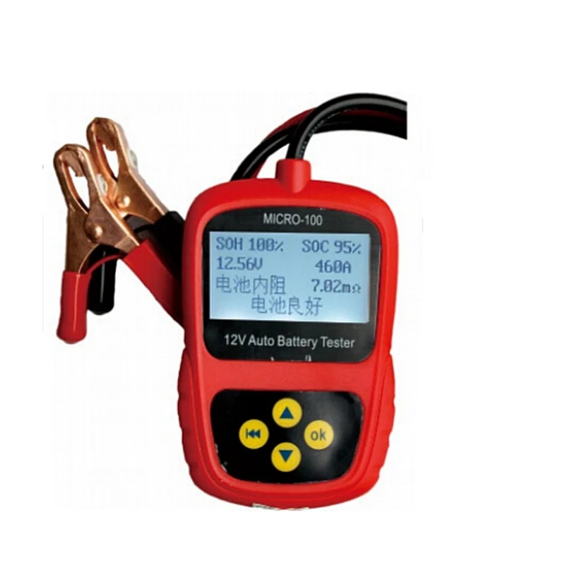 Hot Sale 12volt digital battery analyzer MICRO 100 CCA battery Tester