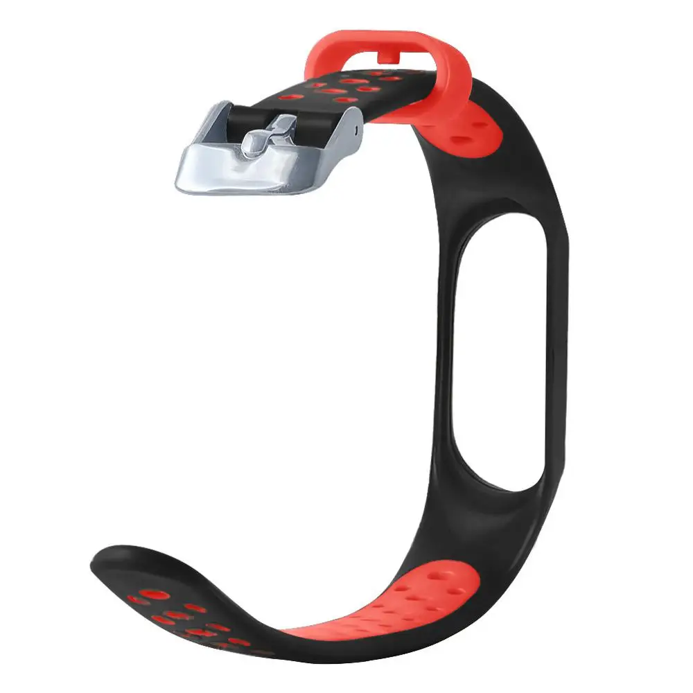 Сменный силиконовый ремешок на запястье совместимый с Xiaomi Mi Band 3 Xaomi Xiomi MiBand Band3