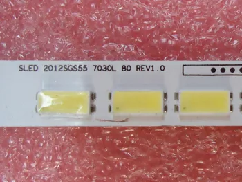 

For SONY LJ64-03479A LED strip SLED 2012SGS55 7030L 80 Rev1.0 1 pieces=80LED 676MM 2012SG555