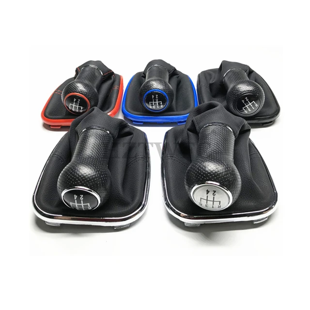 

High Quality 5 Speed Car Gear Shift Knob Lever Shifter Gaitor Boot For VW 1999-2004 Golf 4 IV MK4 GTI R32 For Bora Jetta MT