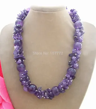 

Nice Purple crystal Necklace