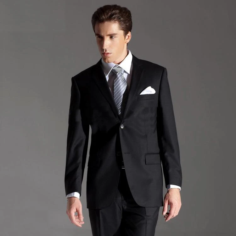 Free shipping The latest set of cheap custom dress suit the perfect groom suit(jacket and trousers)