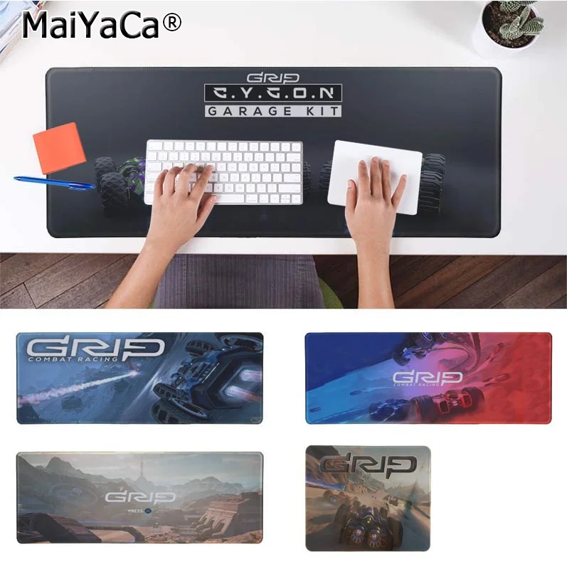 MaiYaCa Non Slip PC GRIP Combat Racing Large Mouse pad PC Computer mat Free Shipping Large Mouse Pad Keyboards Mat
