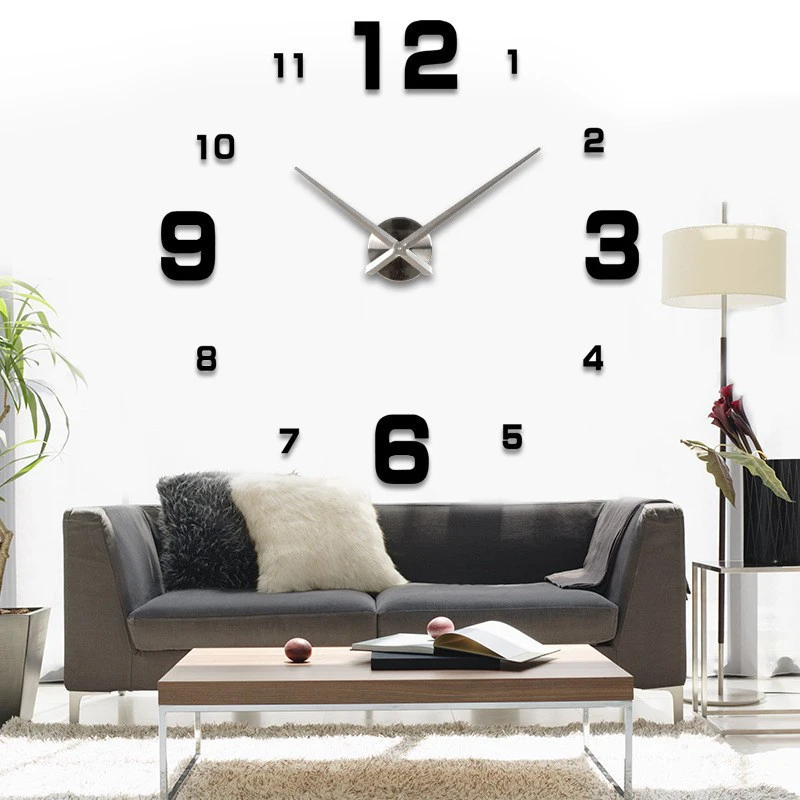 Включи часы с эффектами. Самоклеющиеся 3d часы "DIY Clock" al021-b. 3д часы настенные Светоцентр. Часы настенные 3д вайлдберриз. Дизайнерские часы на стену.