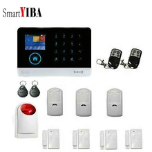 SmartYIBA Беспроводной окна/домофонов охранной сирена Системы с датчиком движения PIR для умного дома безопасности Наборы