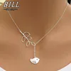 N605 clavicule collier femmes mode bijoux chanceux creux hibou feuille pendentif chaîne colliers minuscule bijoux pour fiançailles de mariage ► Photo 1/3