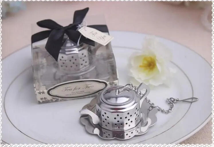 2017 wedding favor teapot tea infuser bridal shower party favor gifts guest keepsake bomboniere