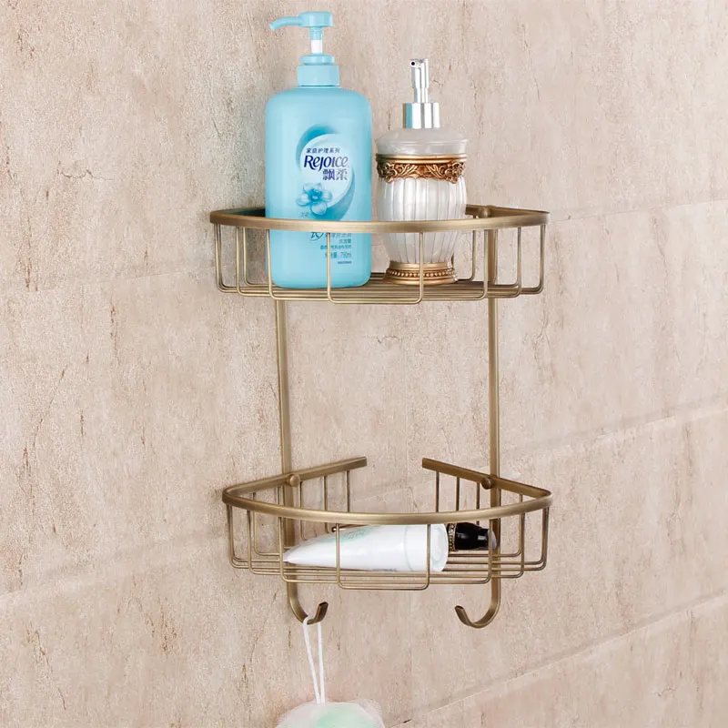 European Antique Bathroom Toilet Copper Brass Copper Triangle Basket