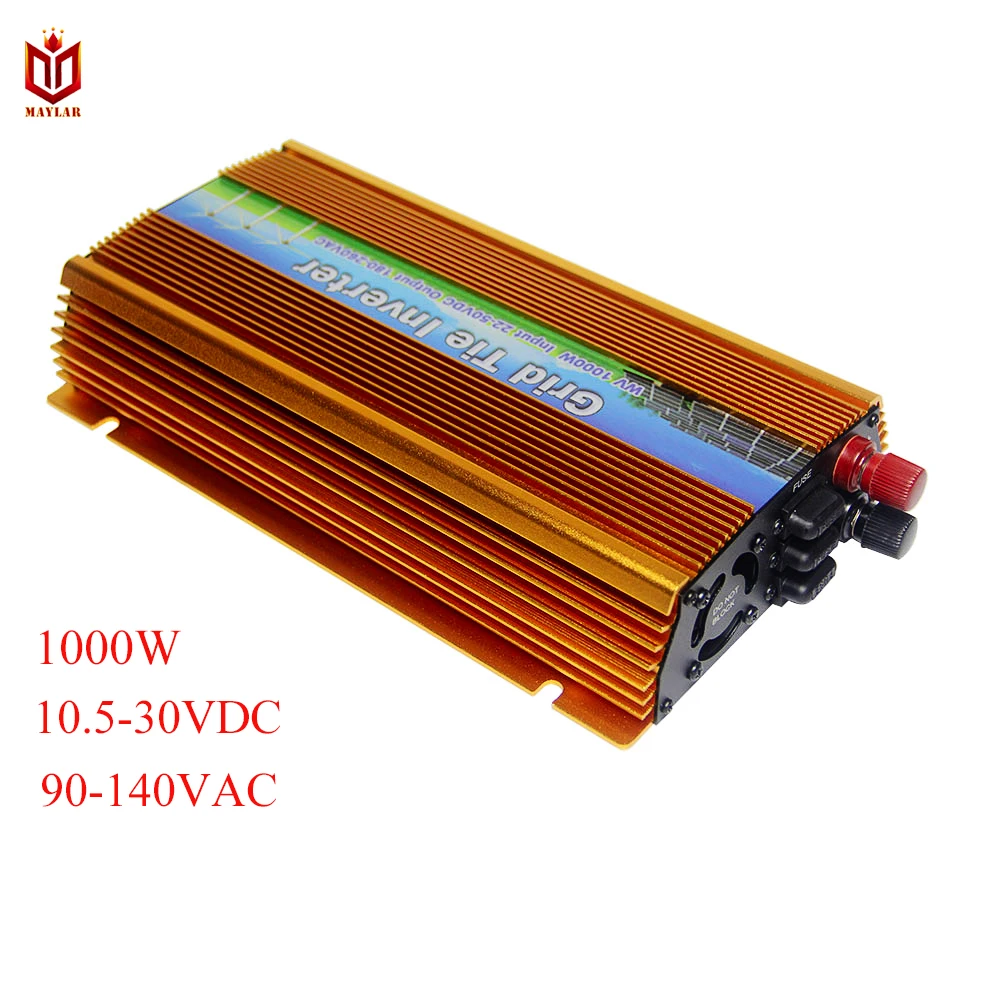 10.5-30VDC 1000W Solar Grid Tie Inverter with MPPT PV on Grid Inverter, Output 90-140V.50hz/60hz, For Home PV Power System 10.5-30VDC 1000W Solar Grid Tie Inverter with MPPT PV on Grid Inverter, Output 90-140V.50hz/60hz, For Home PV Power System