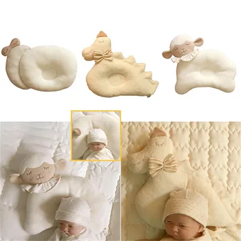 

Cute Baby Pillow Flat Head Animals Shap Infant Pillows Support Newborn Baby Anti-migraine Pillow Shape Kids Pillows