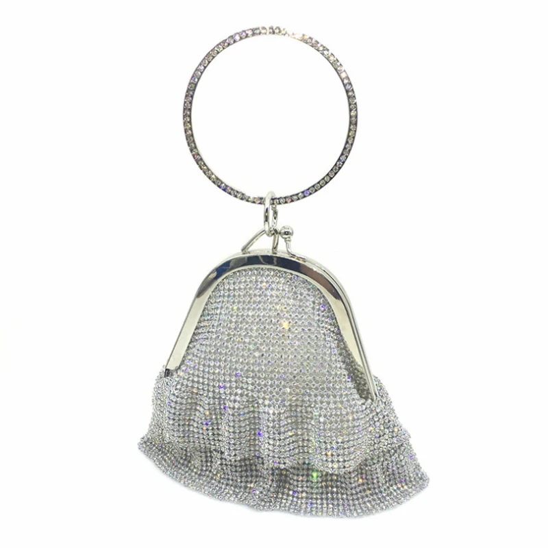 

YOUNNE Women Evening Bag Evening Bags Bridal Wedding Crystal Totes Mochila Feminina Ladies Clutch K-505