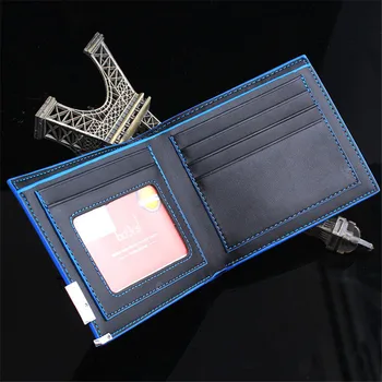

Fashion Men's Short Wallet Men's Bi-fold Business Leather Wallet Card Holder Coin Wallet Stylish Bifold T612