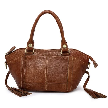 

Famous design 100% genuine leather female bag top layer leather Women totes bag handbag tassel Messenger bag ladies shoulder bag