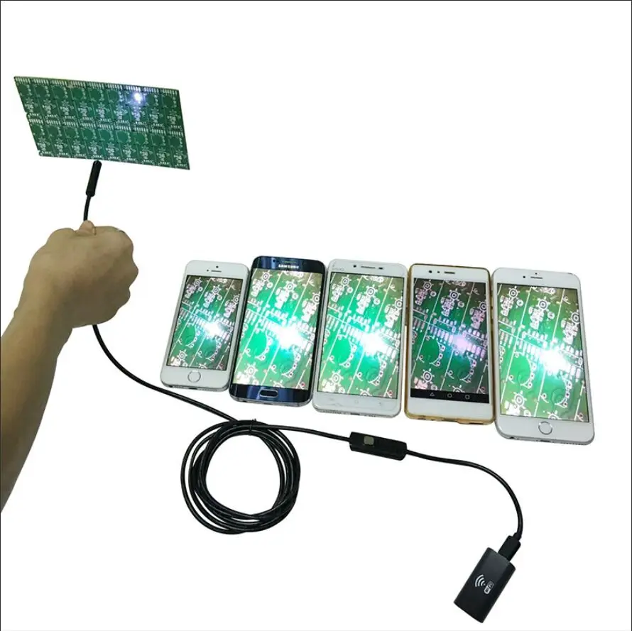 Smartphone WIFI Magnifying Endoscope Camera Adapter, 8MM HD Waterproof