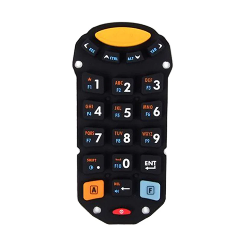 Teclado para Symbol Lote Nova Substituição Mc1000 21 Chaves Digitador Borracha Barcode Scanner Leitor Parte 5 Pçs –