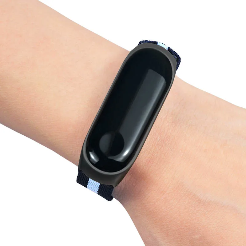 

Lightweight Nylon Wrist Strap Replacement Adjustable Band for XIAOMI MI Band 3 -Drop