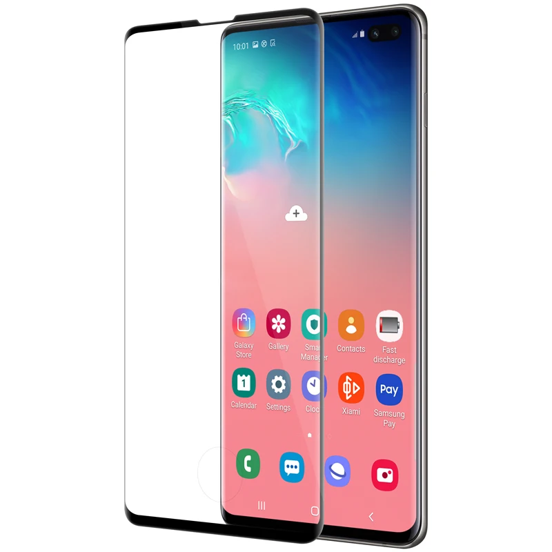 Nillkin 3D CP+ Max закаленное стекло для samsung Galaxy S10 Plus Полное покрытие экрана изогнутый защитный олеофобный