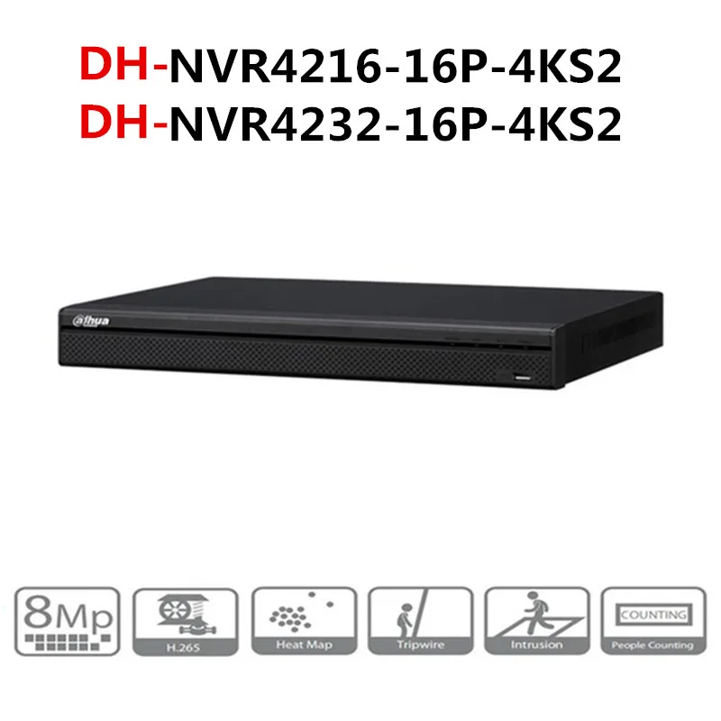 Видеорегистратор Dahua NVR POE 16 32 канала 1U 16PoE 4 х265 Lite|porte| |