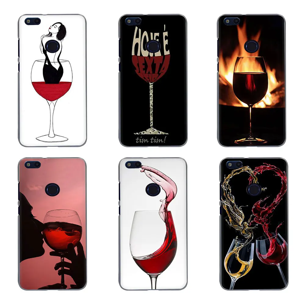 Жесткий чехол для телефона Red Wine Giass 2 ГБ/3 ГБ 7C 5 99in 7 9 10 X Lite Huawei Honor 20 Play 6 8 a C Pro
