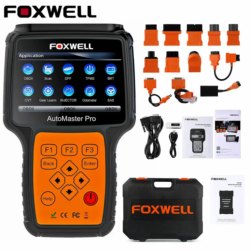 FOXWELL NT644 Pro Full System OBD OBD2 Diagnostic Tool Automotive Scanner ABS SRS Transmission