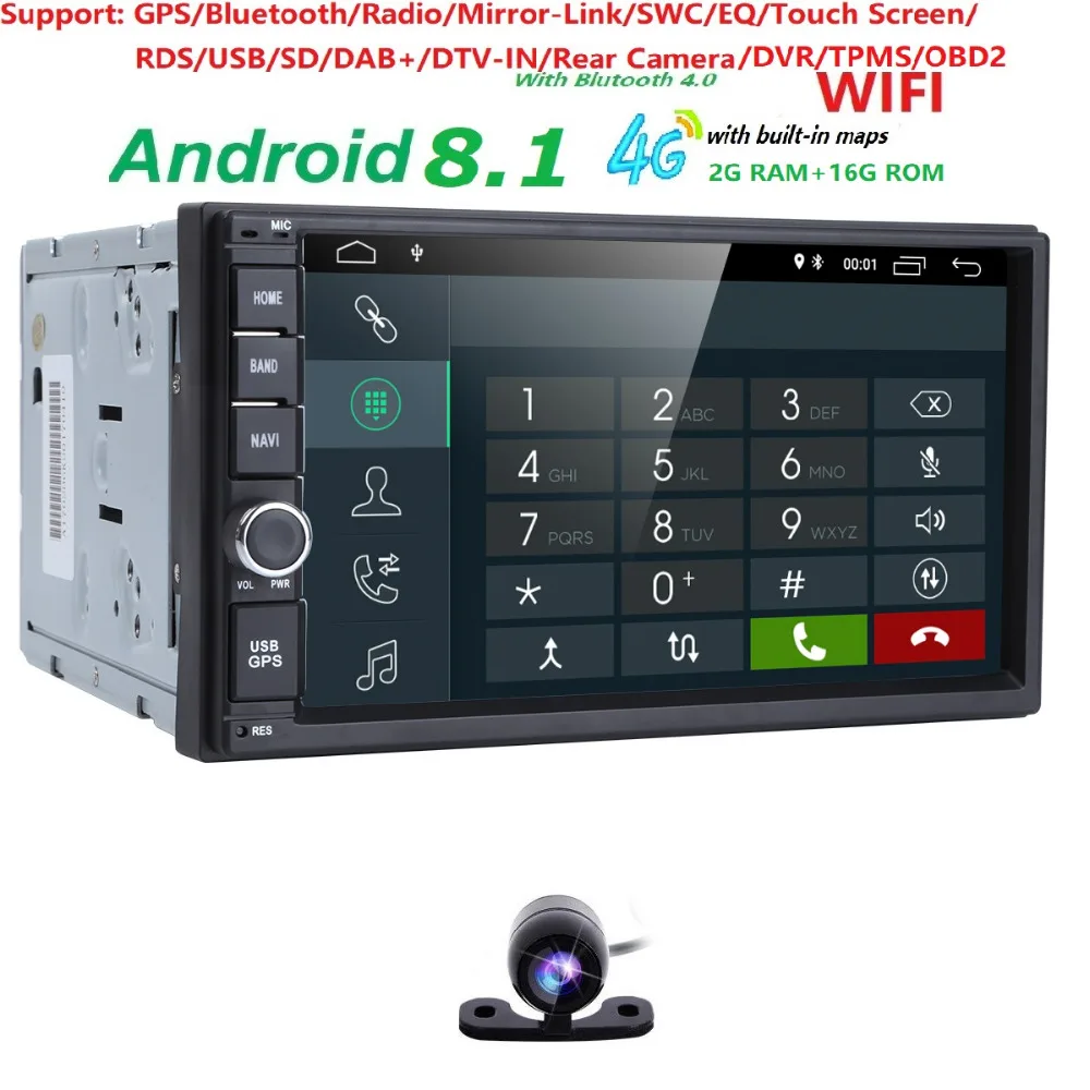 

Hizpo AutoRadio 2 din Android 8.1 Head Unit For Nissan x-trail Qashqai juke Multimedia GPS Tape Recorder Car Stereo Wifi 4G OBD2
