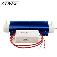 Atwfs 10 г генератора озона 220 В Воздухоочистители воды озонатор пыли воздухоочиститель кремнезема трубки с воздушным охлаждением стерилизации