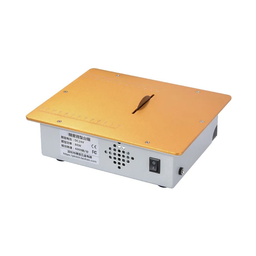 

DC12-24V T30X Table Saw Miniature multi-purpose PCB board cutting machine 4000r/min Small woodworking metal saws Model table saw
