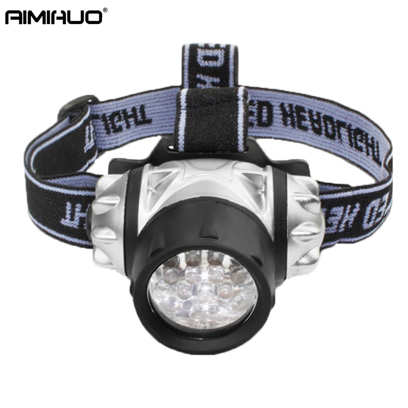 

AIMIHUO 14 LED Headlamp Outdoor Camping Headlight Powerful Fishing Flashlight Head Night Riding LED Head Lamp For AAA Battery