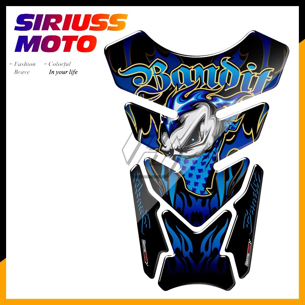 

3D Motorcycle Tank Pad Gel Protector Sticker Bandit Tankpad Case for Suzuki Bandit 600 650 1200 1250 650S 600S ABS