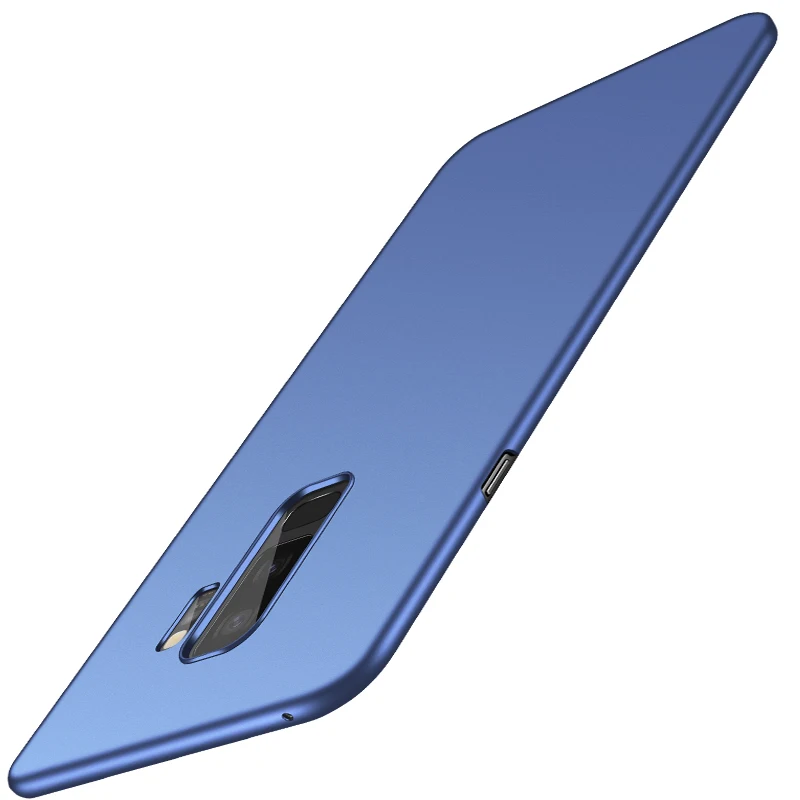 KEEZEA 50 шт. телефон чехлы для samsung S9 S9 Plus ультра тонкий телефон назад Прозрачная крышка для samsung Galaxy s9 плюс отправить по DHL - Цвет: Blue