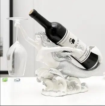 

Personalized resin wine rack is a creative wine glass holder for wine cabinet