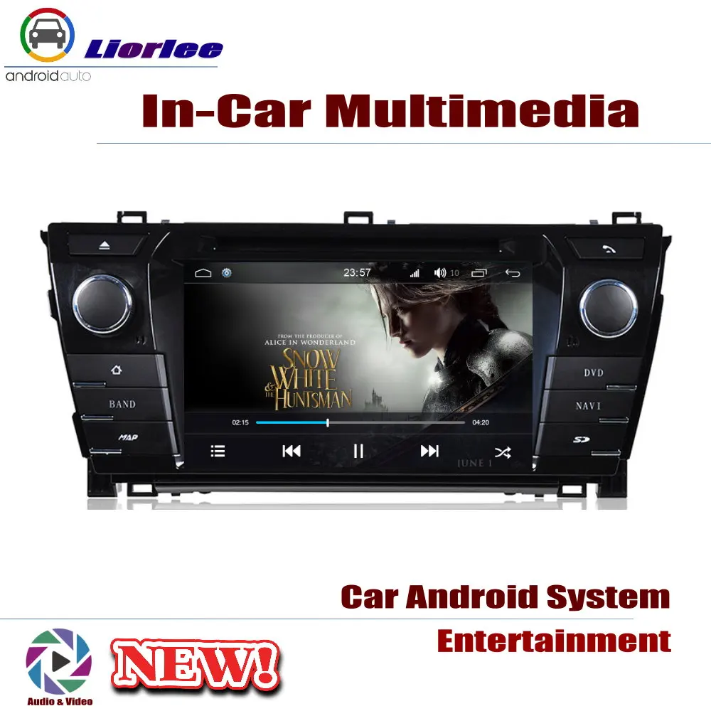 Top Car Android System RockChip PX5 1080P IPS LCD Screen For Toyota Corolla (E160) 2012~2019 DVD Player GPS Navigation 3