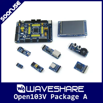

Waveshare Open103V Pack A STM32F103VET6 STM32F103 ARM Cortex-M3 STM32 Development Board + 7 Modules