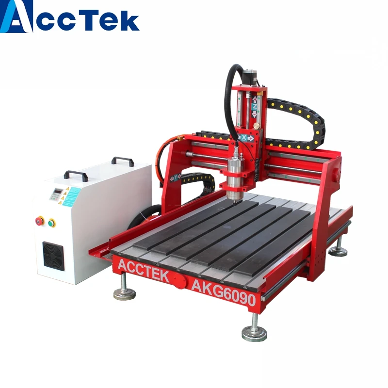 For sale mini cnc router machine for small business t slot table Artcam software cnc engraving