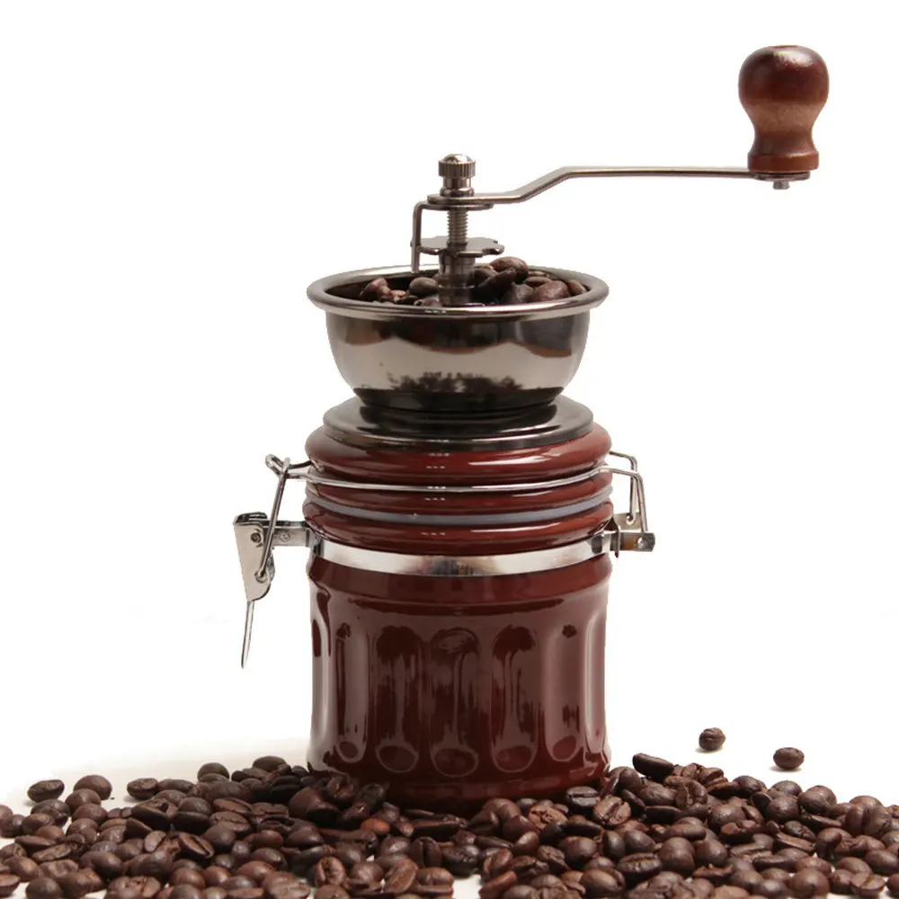 Ручной работы ручная для специй и кофе мельница для перца шлифовальный станок из нержавеющей стали с керамическим сердечником для кофе maker