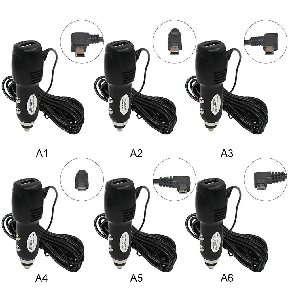 5V 2A автомобиля Зарядное устройство Dash Cam вождения Регистраторы зеркало заднего вида Запись DVR автомобиля Зарядное устройство для IOS и Android мобильных телефонов