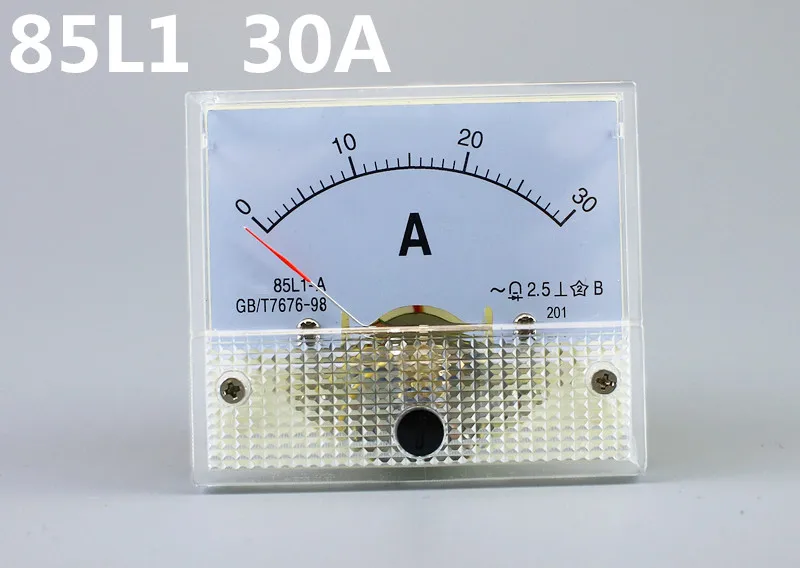 

AC Analog Meter Panel 30A AMP Current Ammeters 85L1 0-30A Gauge