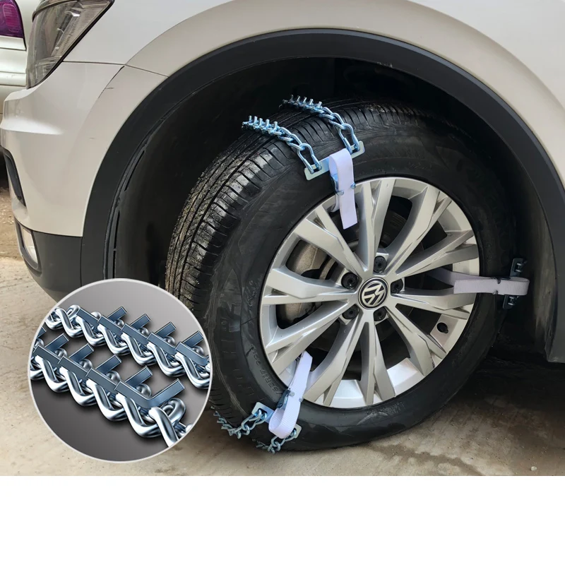 Для Tiguan второго поколения 2017 2019 автомобильные цепи для снега зимние колеса