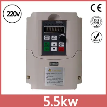 

220v 5.5kw VFD Variable Frequency Drive Inverter / VFD1HP or 3HP Input 3HP Output Motor CNC spindle Driver spindle speed control