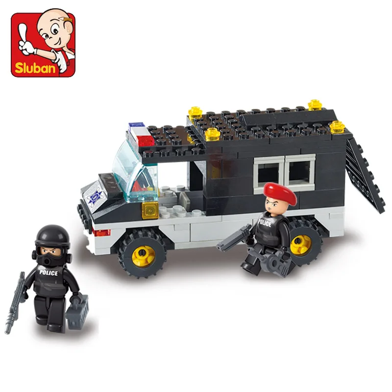 Sluban Model Building Compatible lego Lego B1600 127pcs Model Building Kits Classic Toys Hobbies Explosion-Proof Car